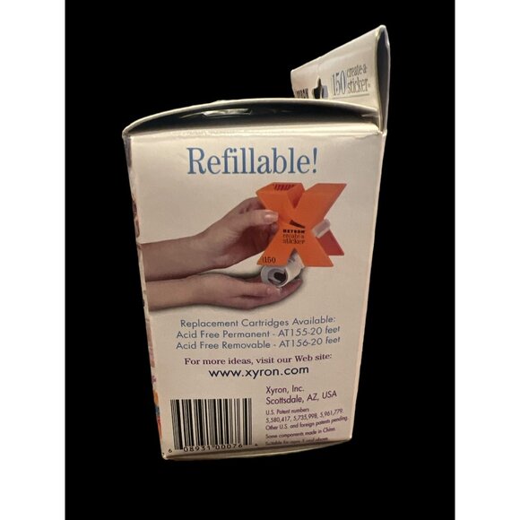 XYRON Model 150 Create A Sticker Brand New Sealed Refillable,‎ Arts & Crafts - Picture 3 of 6